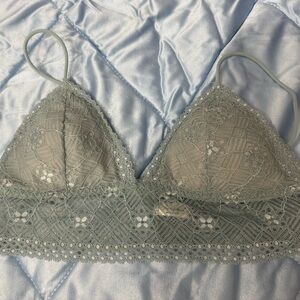 Valentina Green Lace Bralette Wireless Intimates